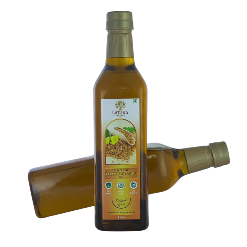 Wood-Pressed  Yellow Mustard Oil - Image 2